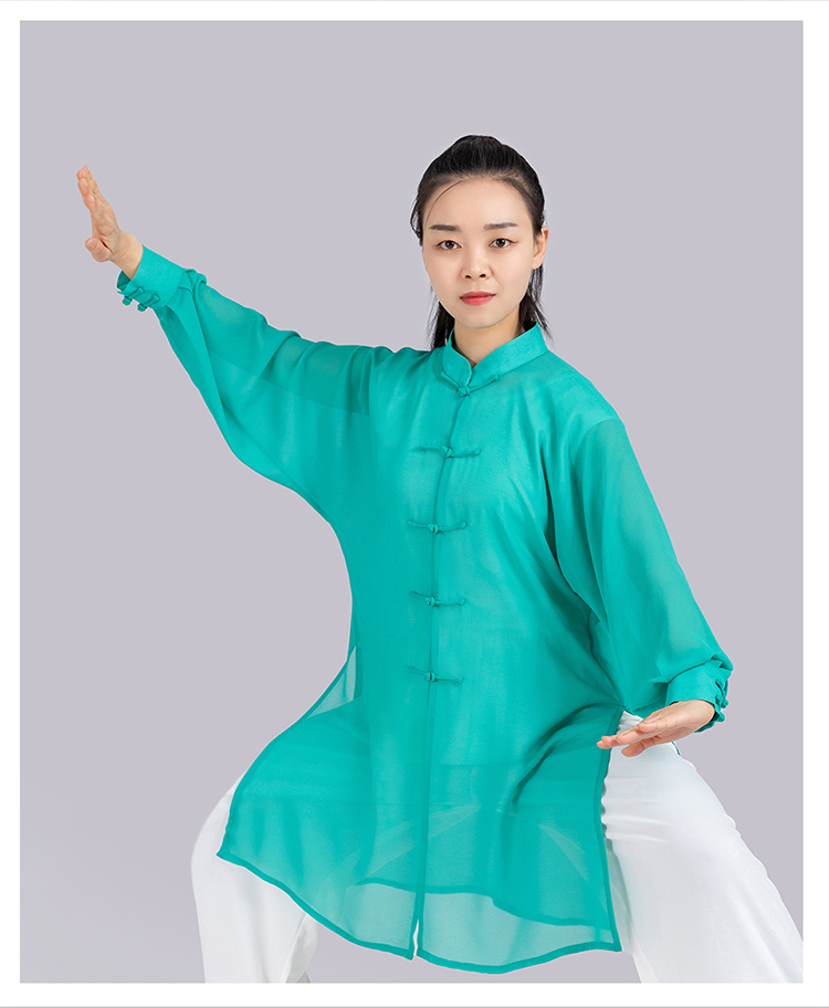 川苏御夏季轻薄防晒武术练功服表演服中国风太极服女三件套陈英同款