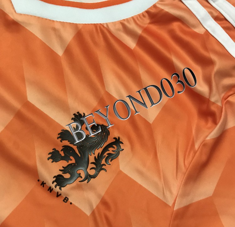 1988荷兰主场8rijkaard8号里杰卡尔德球衣足球服波衫shirt10gullit机