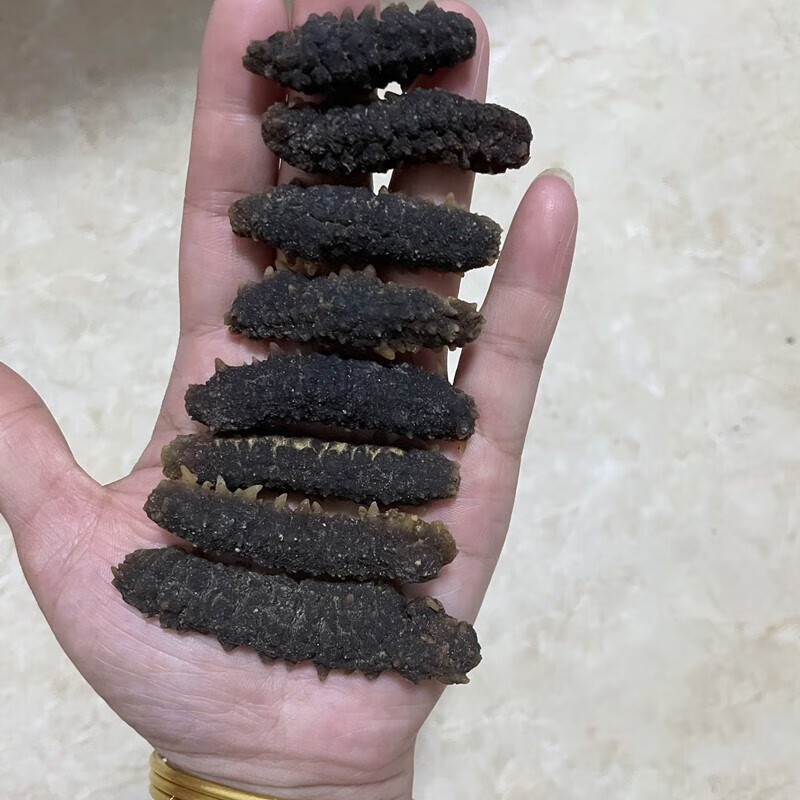 野生黑刺王海参黄玉黄肉参水产干货酒店食材250克 500克 110-120只/斤