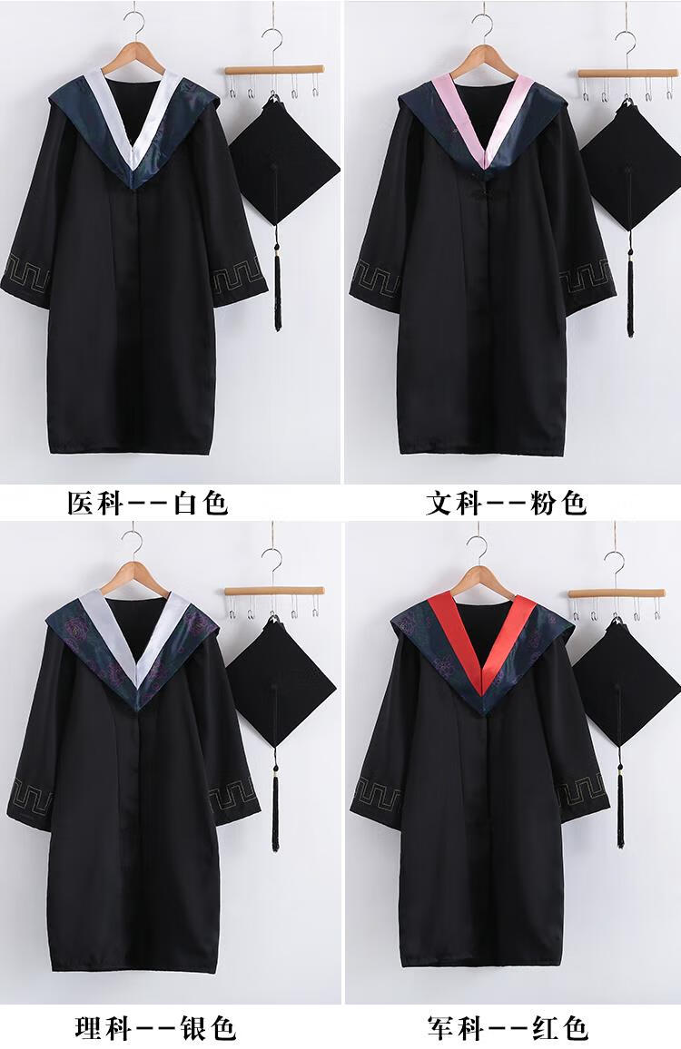 学士服颜色分类图片