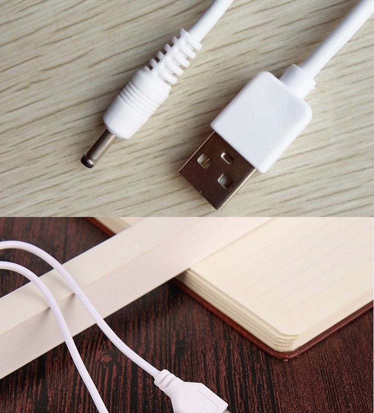 矿灯充电器头灯充电线led强光手电筒充电器矿灯35mm圆孔头usb数据线5v