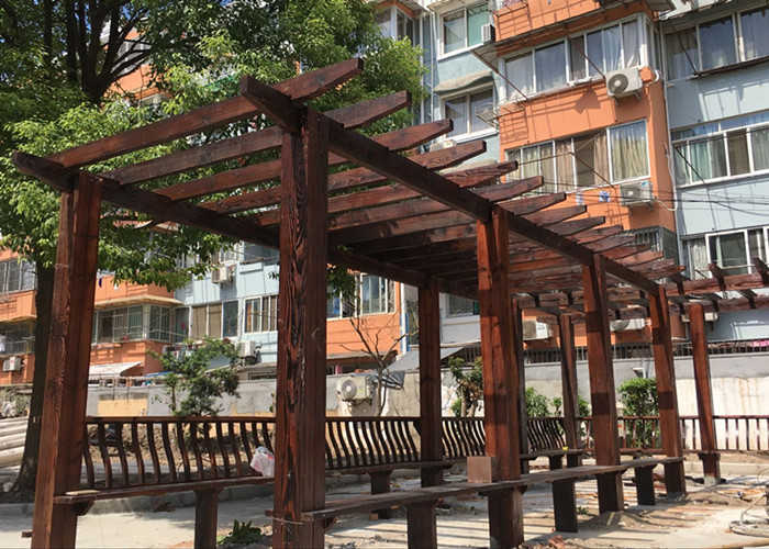 辉升花旗松防腐木碳化木葡萄架庭院爬藤廊架阳台走廊长廊户外
