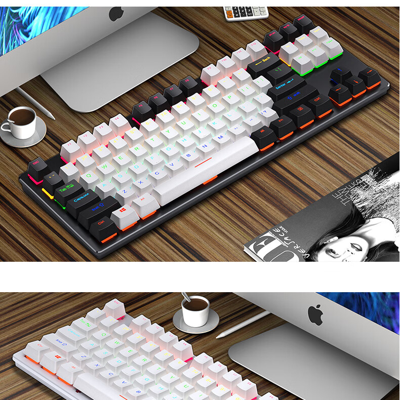 雷蛇(razer) 雷蛇(razer)机械键盘 有线青轴办公键盘电竞 朋克电脑