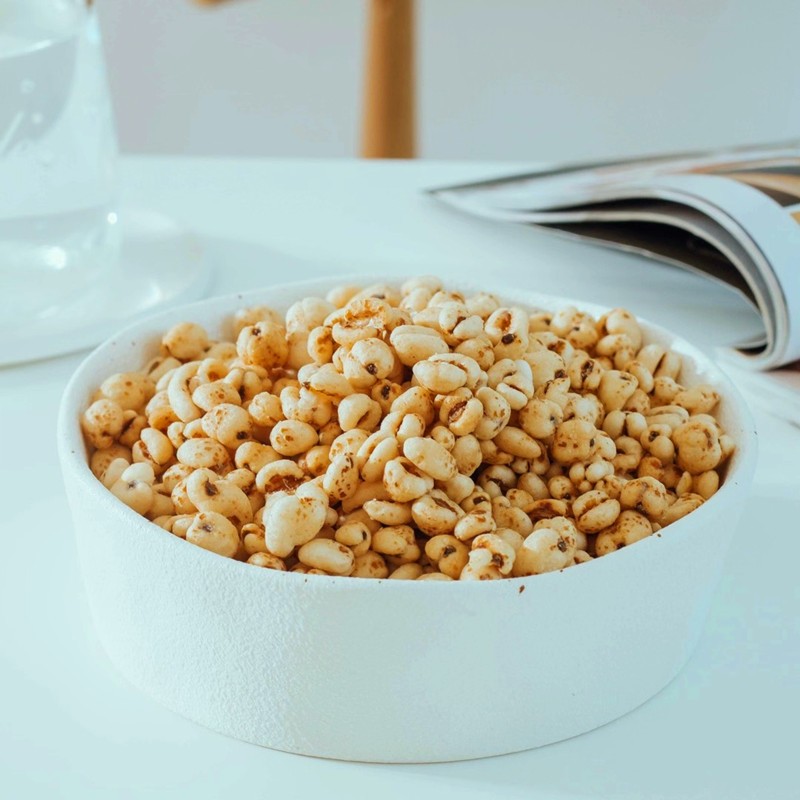 麦泡米泡传统老式爆米花儿时的膨化零食 2袋麦泡*400g【图片 价格