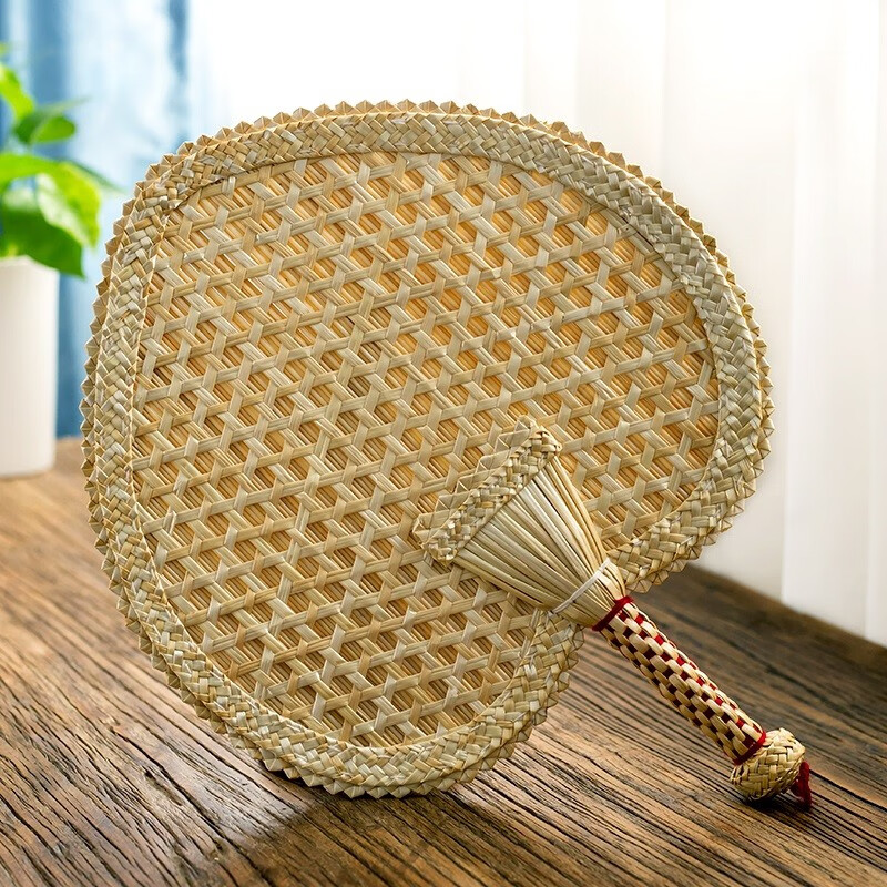 雅迎 卡通折叠团扇可爱扇子女学生迷你布面随身小扇子粉嫩少女心口袋