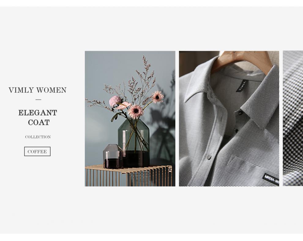 宽松版型 后工字收褶