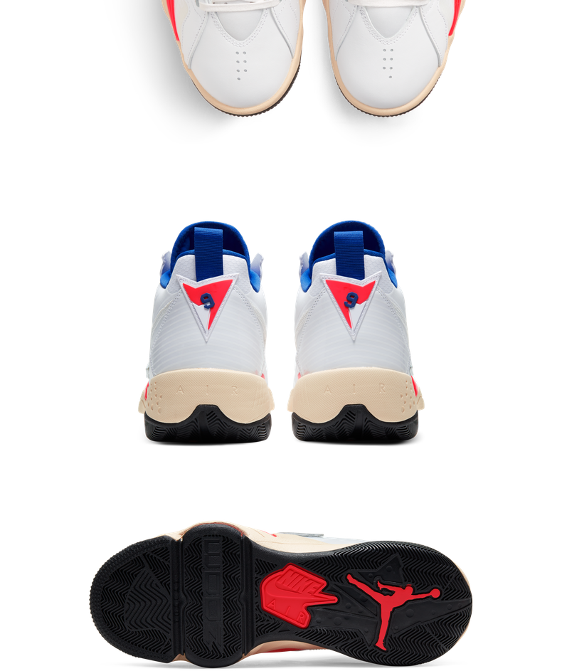 耐克(nike)jordan zoom92 女子运动实战篮球鞋ck9184 101白色2f