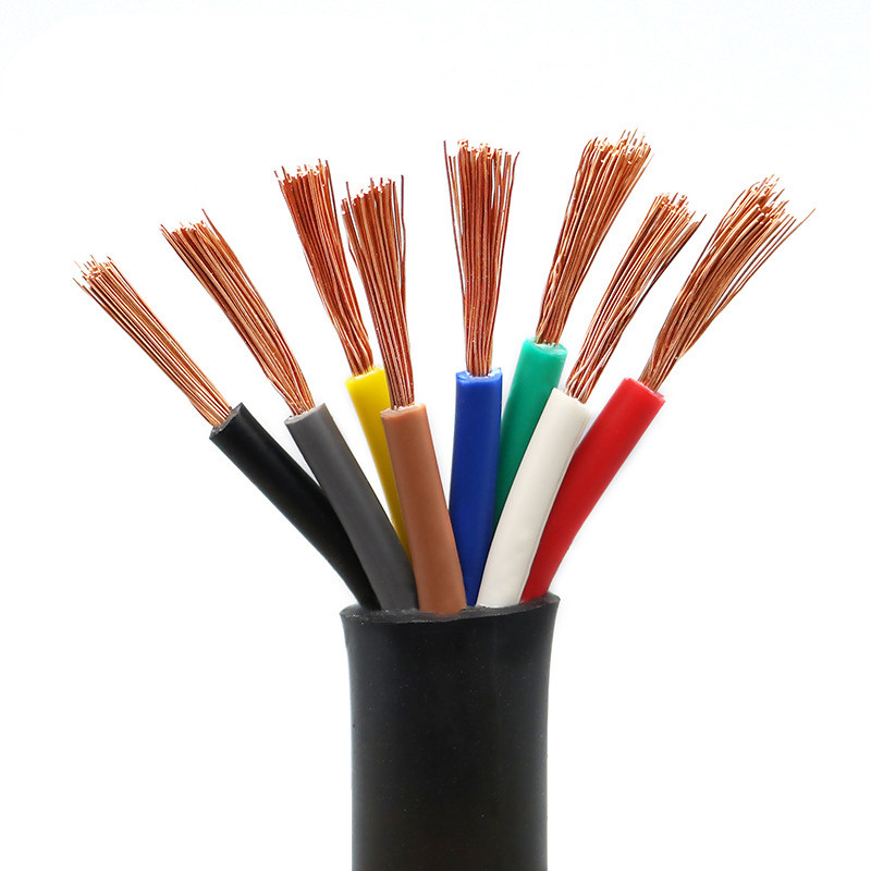 国标rvv设备电源线23芯115254610平方铜芯电线电缆线国标2芯075平方1