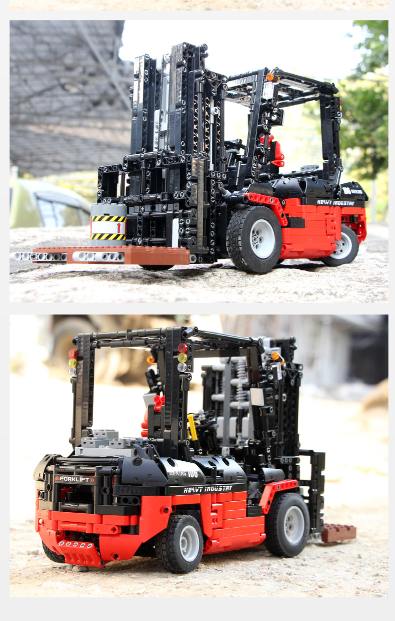 宇星模王科技机械组工程车系列儿童成人高难度拼装积木玩具模型13106