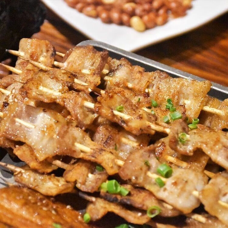 烧烤猪五花肉串半成品精品猪肉串串串铁板烧bbq外烧烤油炸 2包40串