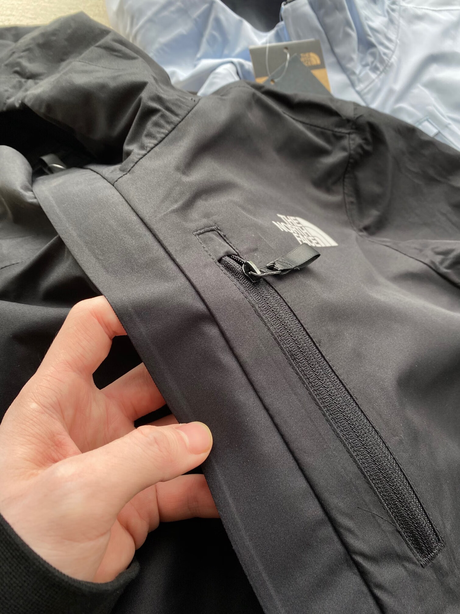 the north face北面连帽夹克全压胶futurelight功能性图层复合面料