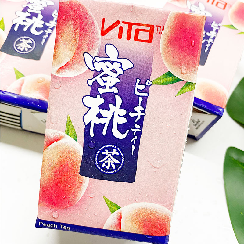 香港果味饮料vita维他蜜桃茶日式白桃乌龙茶饮品250ml6盒维他蜜桃茶6