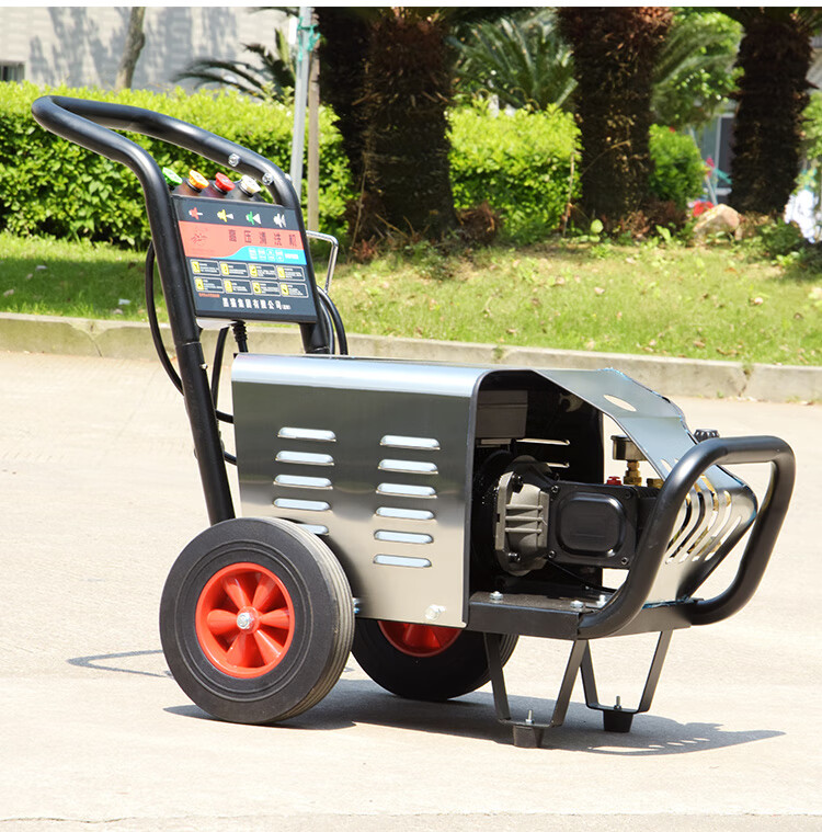 黑猫超高压洗车机220v380v水泵洗车店养殖场大功率商用清洗机水枪