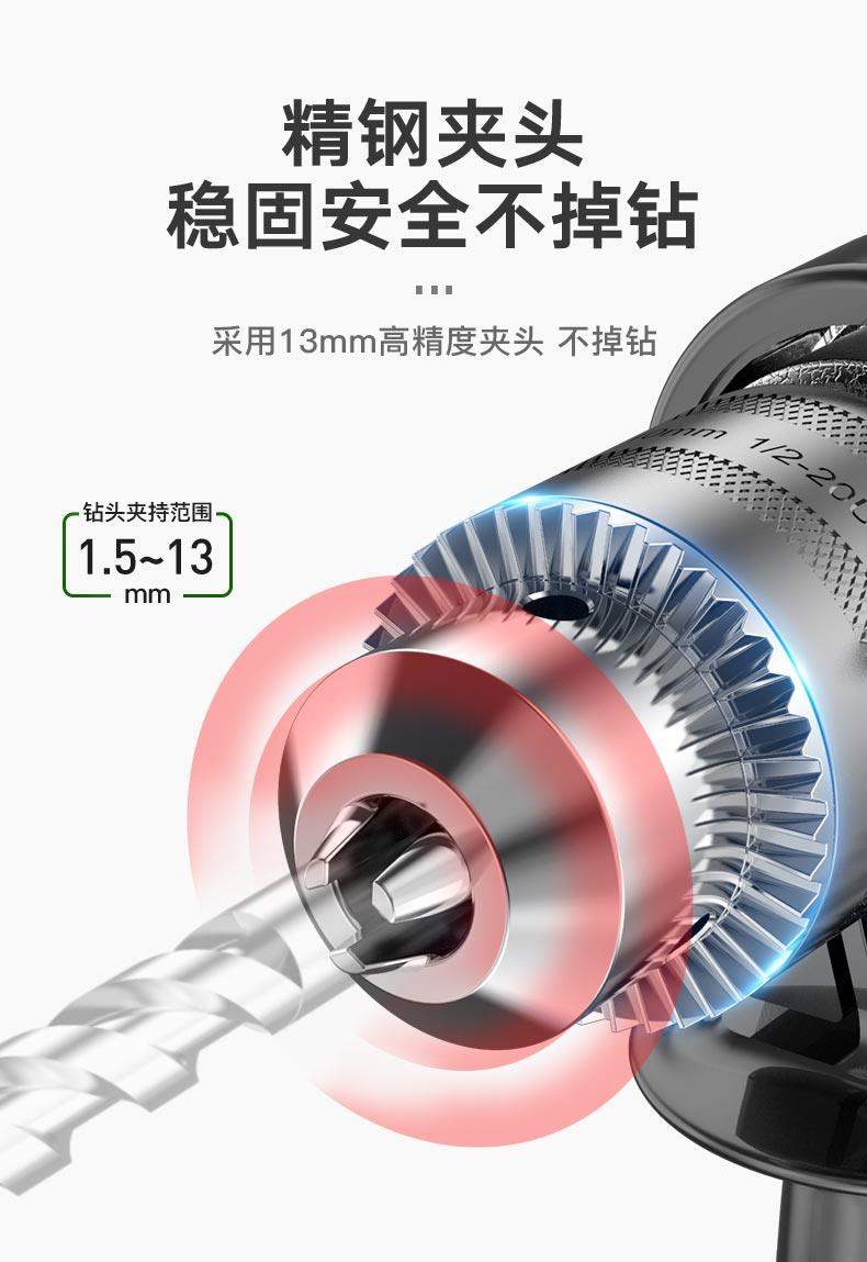 世博的电动工具德国世博冲击钻家用多功能电钻小型电锤电转220v电动