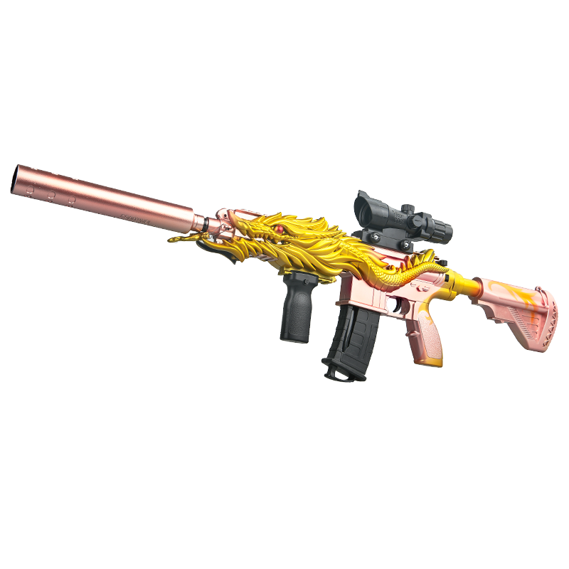 五爪金龙m416手自一体电动连发男孩儿童玩具专用软弹枪可以发射水 手