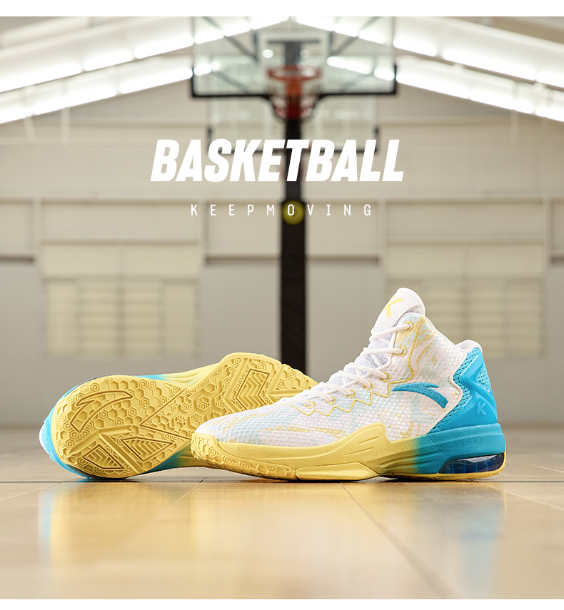 安踏kt3team安踏篮球鞋男汤普森高帮实战靴学生运动鞋耐磨防滑缓震