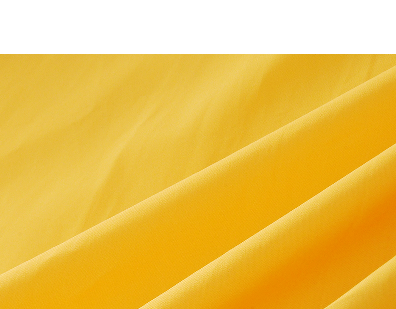 黄色打褶连肩袖连衣裙夏装2021年新款时尚通勤五分袖收腰裙子亮丽黄s