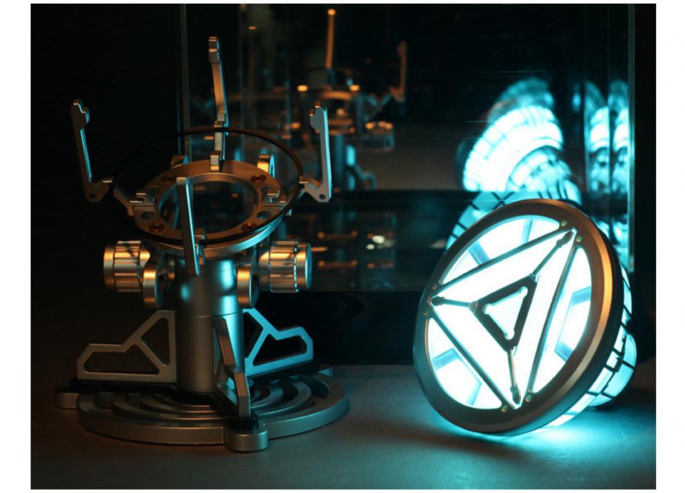 情人节礼物漫威复仇者联盟钢铁侠mk50方舟反应炉反应堆穿戴胸灯佩带