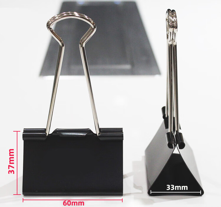 长尾夹凤尾夹特大燕尾夹特大号票据夹子超大号玻璃票夹文件画板夹加