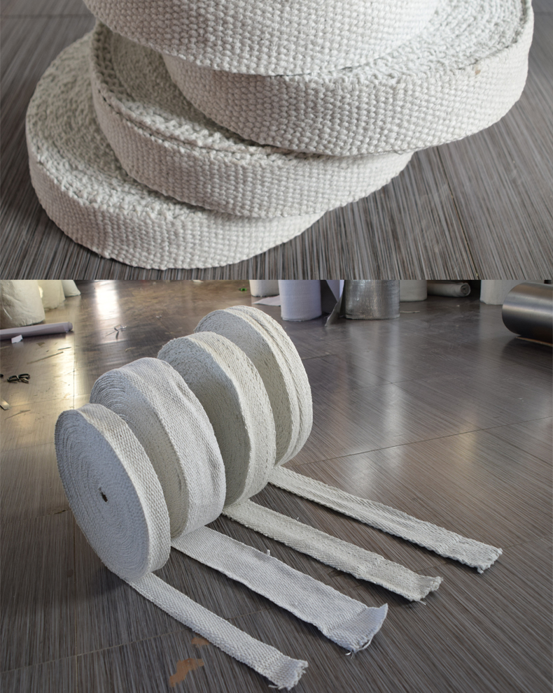 隔热石棉条 热水器排烟管隔热带 陶瓷纤维带 硅酸铝带 耐高温布 单面