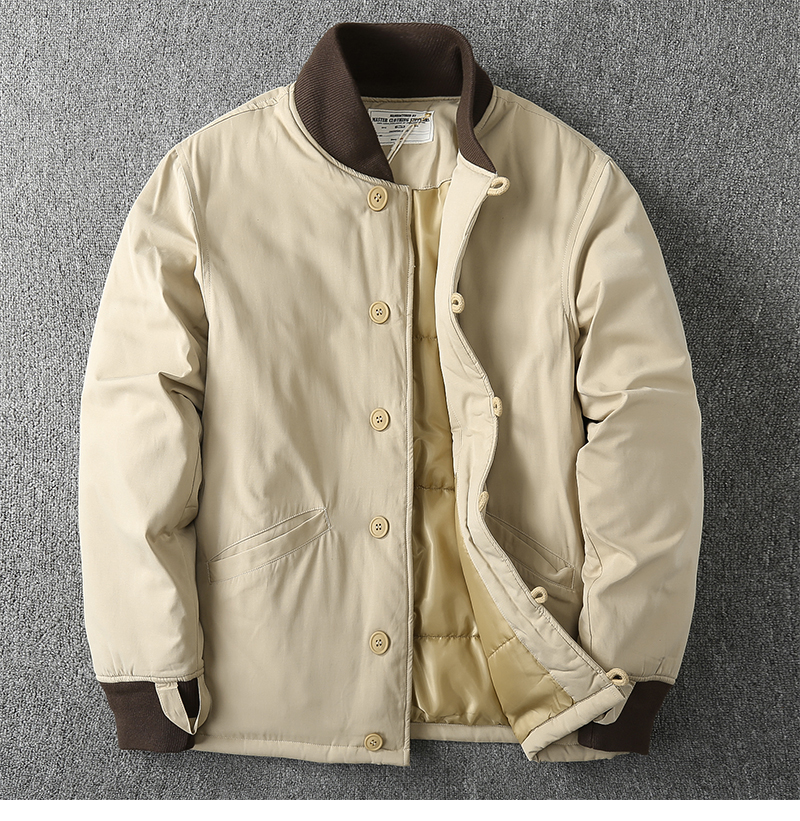 jeep吉普特价捡漏冬季复古翻领服外套加厚夹棉工装夹克m43内胆棉衣