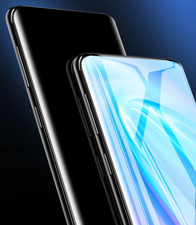 全屏全包vivo曲屏手机膜nex3s玻璃曲面屏保护膜nex3升级无边膜蓝光版2