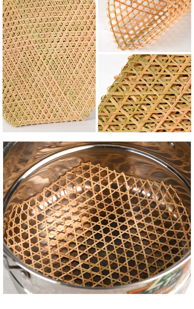 莱杉竹蒸垫竹达网竹垫子蒸笼垫竹网垫防粘锅底网竹垫锅底炖鱼防糊神器