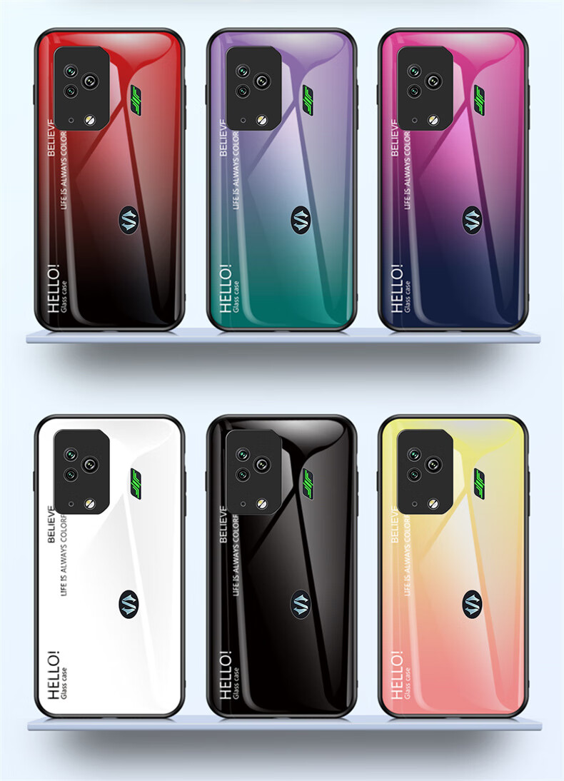 纽为适用黑鲨5手机壳保护套5rs腾讯黑鲨5pro全包防摔软边ktus-a0彩绘