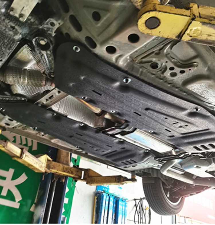 改装车底盘油管油路线路护板发动机挡板 昂科威plus冷钢发动机护板