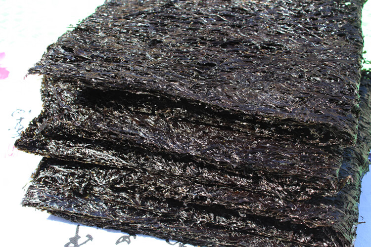 霞浦头水紫菜干货250g福建野生散装大片紫菜无沙免洗包饭蛋花汤【图片