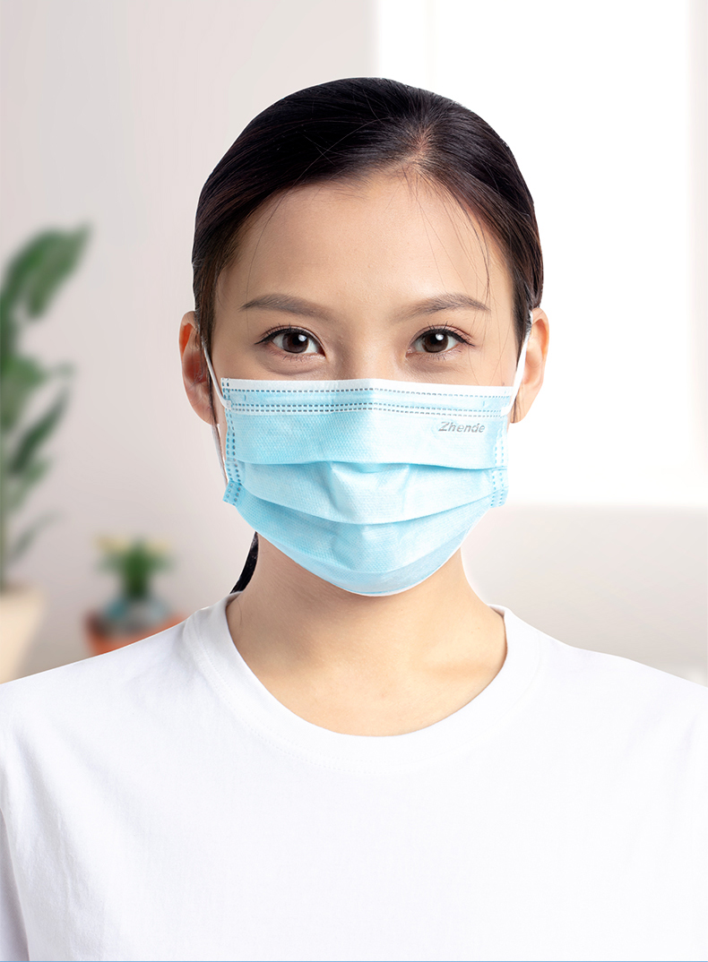 振德医疗一次性医用外科口罩医护灭菌三层防护医务用单片独立包装医用