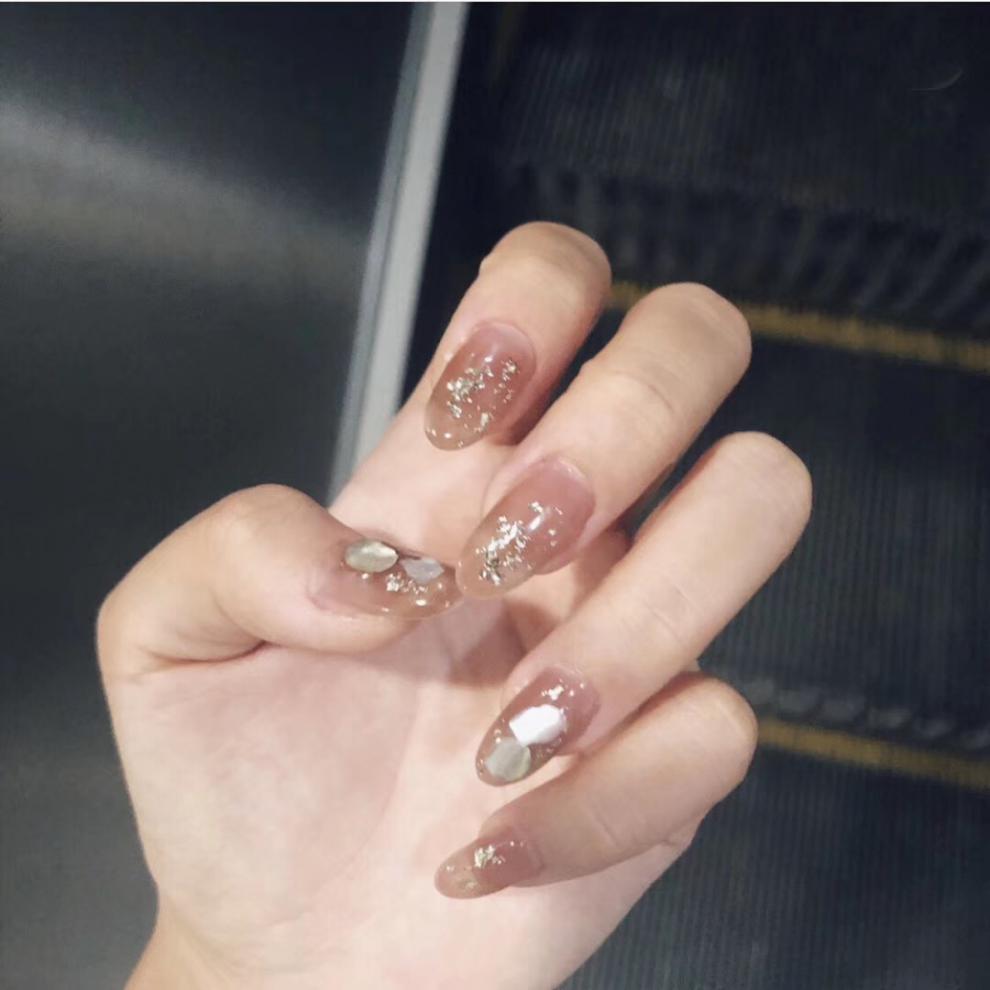 【仙女美甲】穿戴式美甲成品网红2021新款假指甲贴片夏天可拆卸短款显