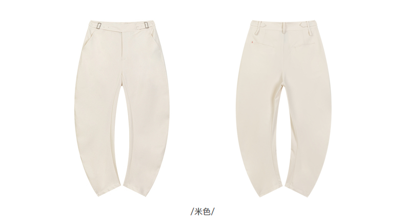 bosie rainbow21秋新款实穿不易皱休闲裤小丑灯笼裤潮5034r 黑色 l