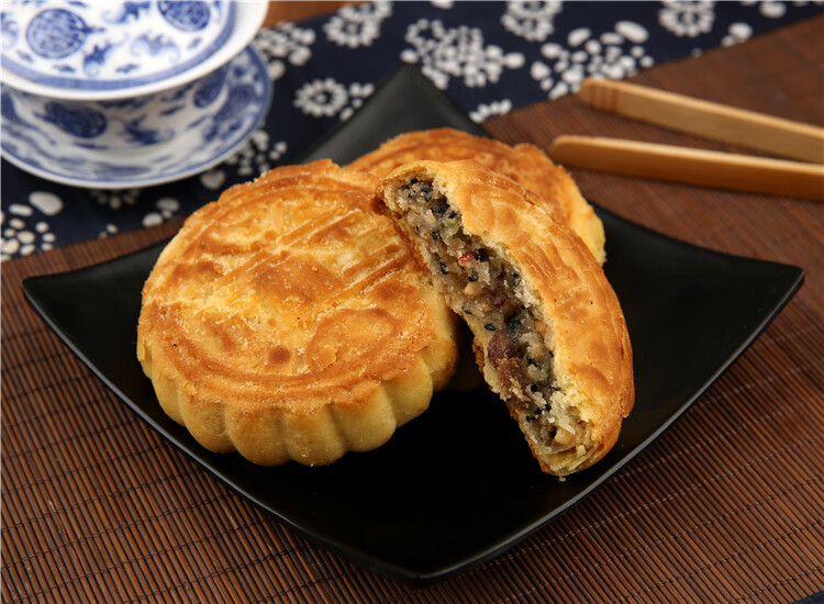 扎兰屯月饼东北老式桂花香苏子馅月饼500g苏子月饼1袋