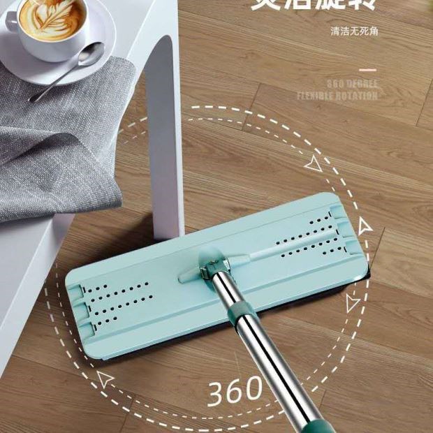 新款【现货速发】宝家洁刮刮乐 免洗刮刮乐拖把配件美丽雅平板布杆子