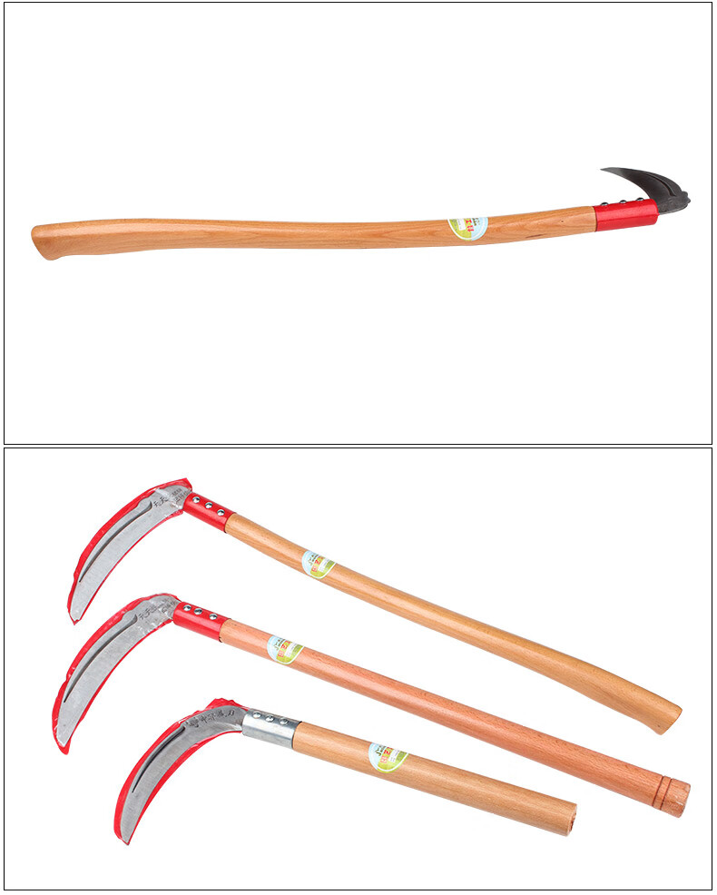 恒日晟农用工具割草割水稻农具家用收割小麦玉米工具园艺园林农具短柄