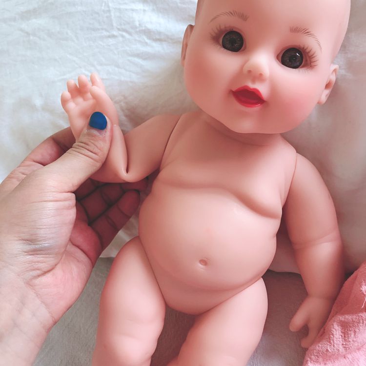 小孩子全胶娃娃会说话的仿真娃娃全软胶婴儿假洋娃娃硅胶女孩小宝宝