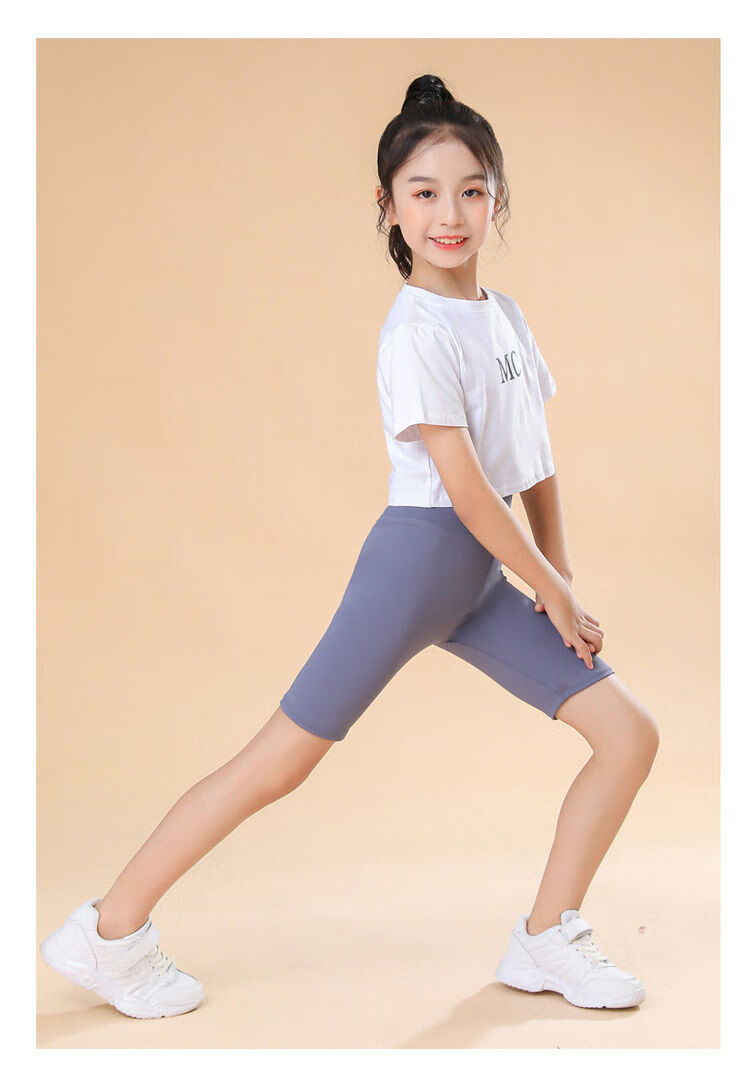 女童鲨鱼裤适合3-14岁小女孩夏天穿的五分裤子儿童打底裤网红同款大童