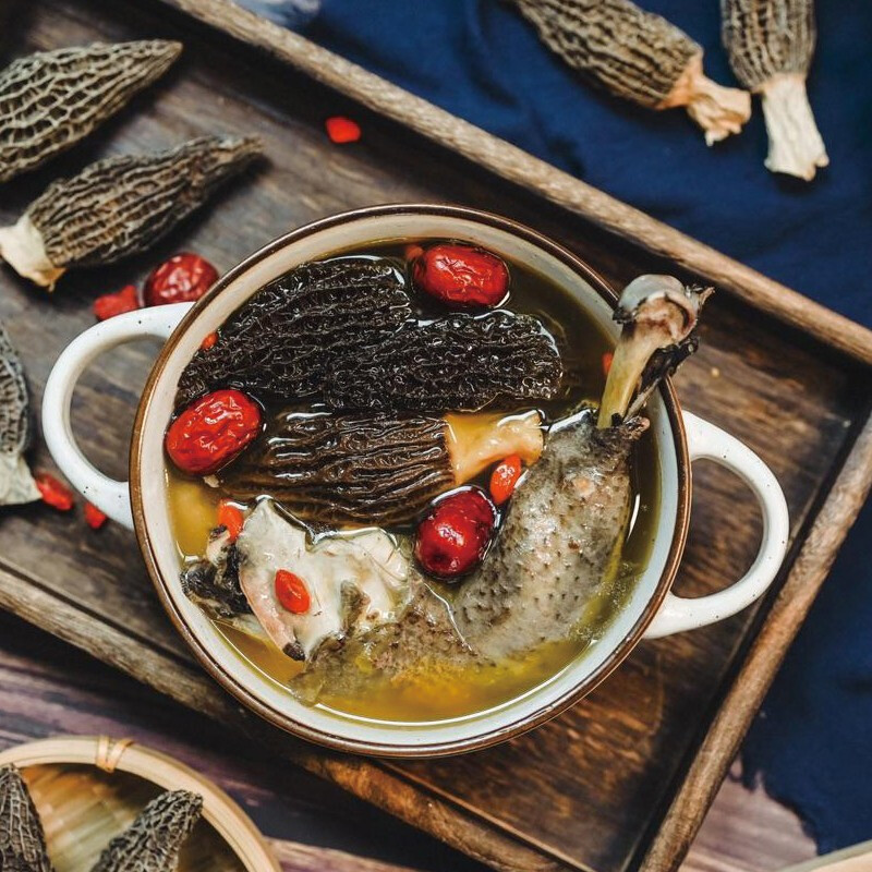 云南羊肚菌松茸菌菇干货煲汤食材汤包炖鸡汤材料七彩汤料包