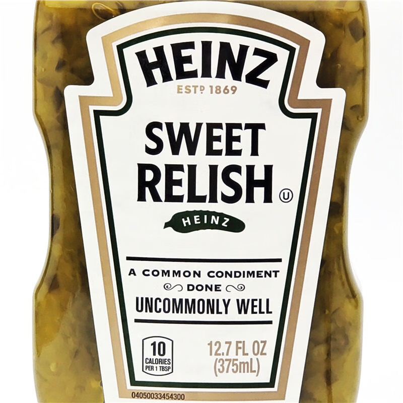 五折 亨氏热狗酱汉堡包莳萝黄瓜酱酸甜青瓜酱泡菜酱heinz sweet