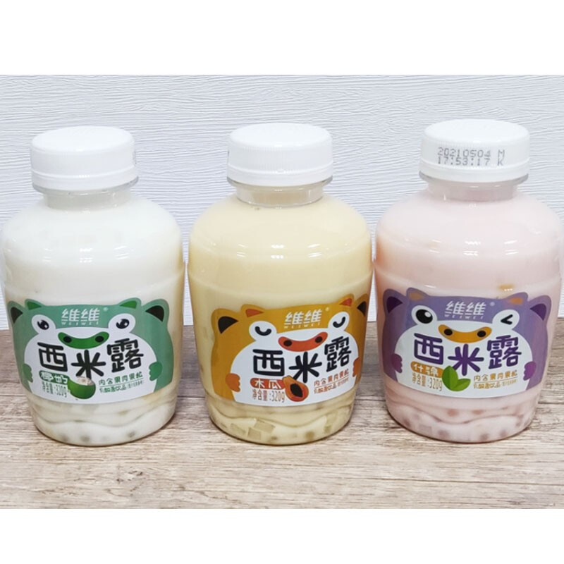 维维西米露乳酸菌饮品整箱320ml*15瓶 木瓜 椰奶什锦果肉果粒饮料