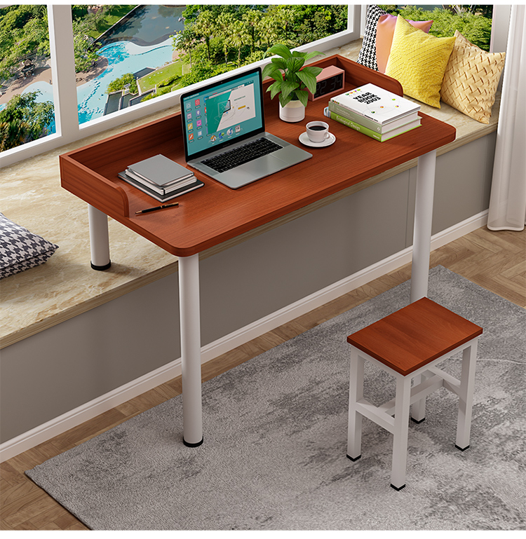 家用飘窗电脑桌阳台窗台书桌学生写字笔记本电脑桌卧室单人学习桌