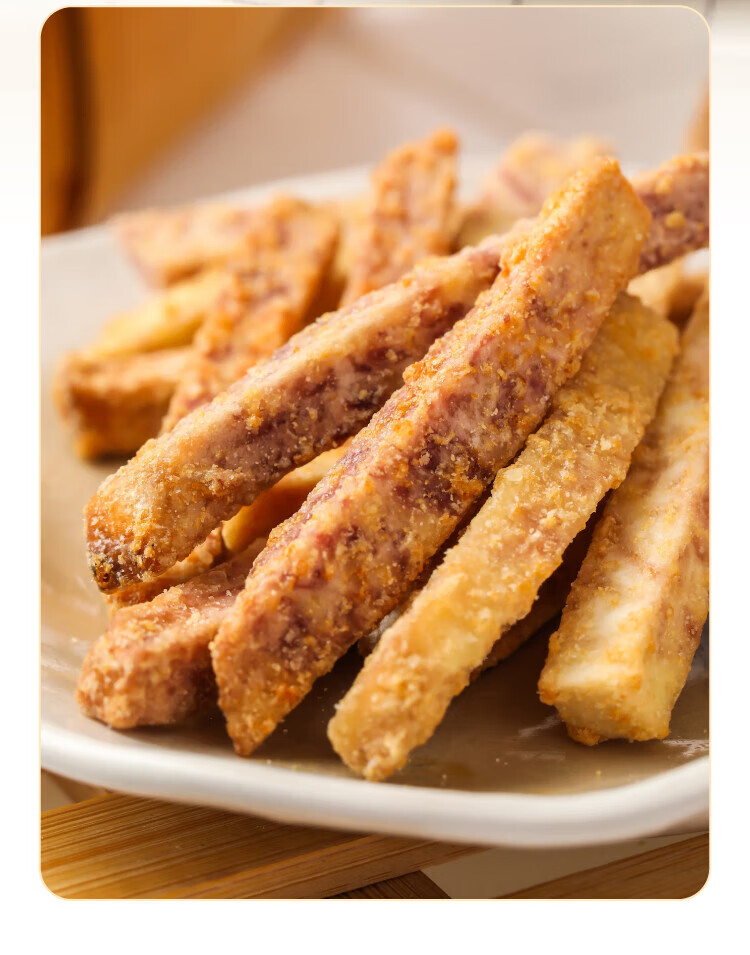 头条芋头酥蟹黄香葱味香芋条 知食大爆炸 蟹黄味芋头条1袋装【图片