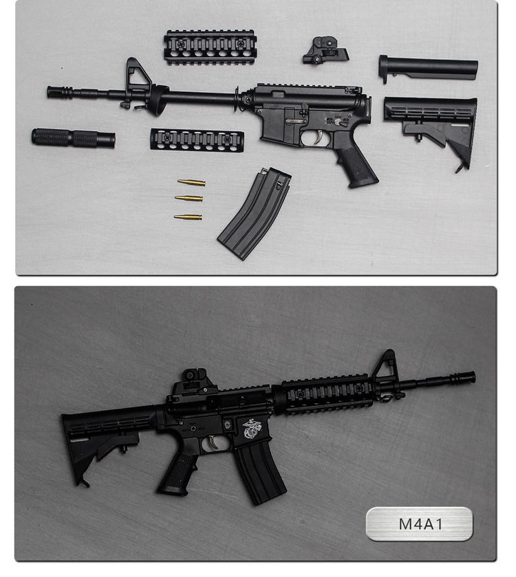 m4突击步抢水晶蛋 1:3金属95突击步抢 模型95式m4a1卡宾枪ak47八雷特