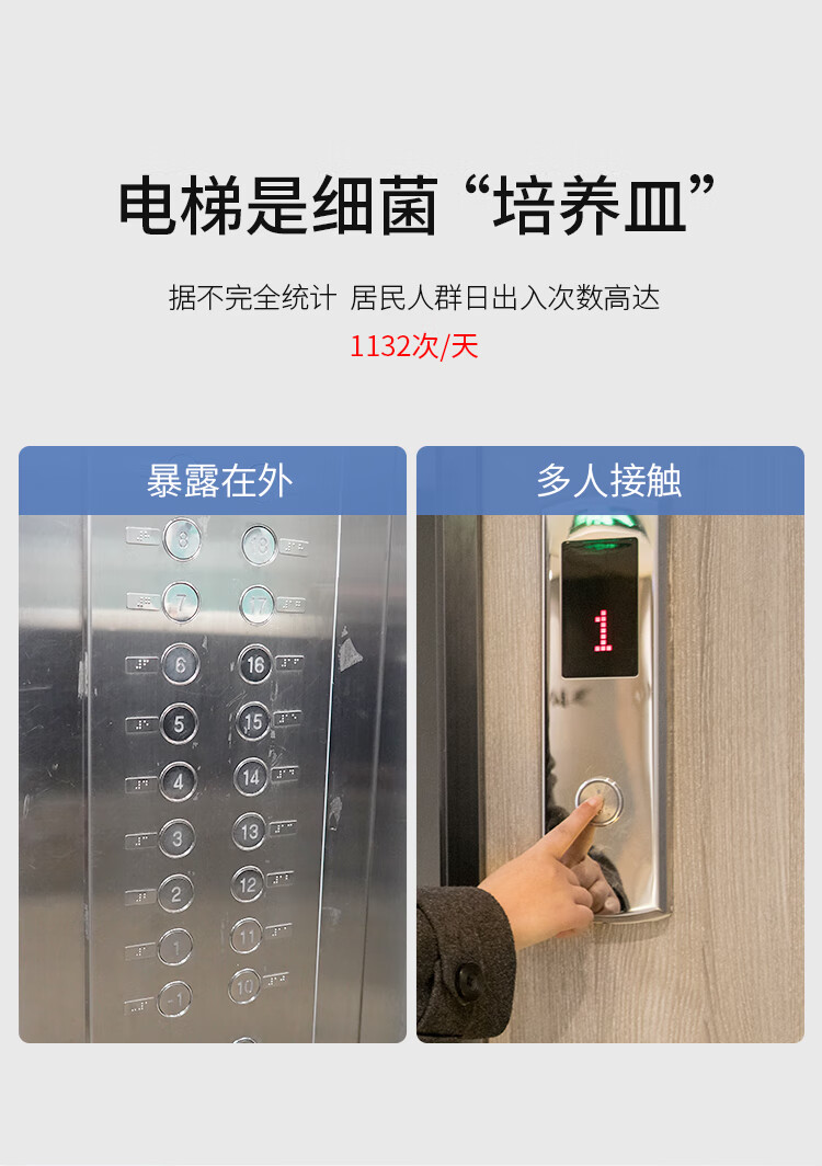 豪金门高档电梯按钮保护膜电梯按键按钮保护膜自粘消毒膜机床面板自贴