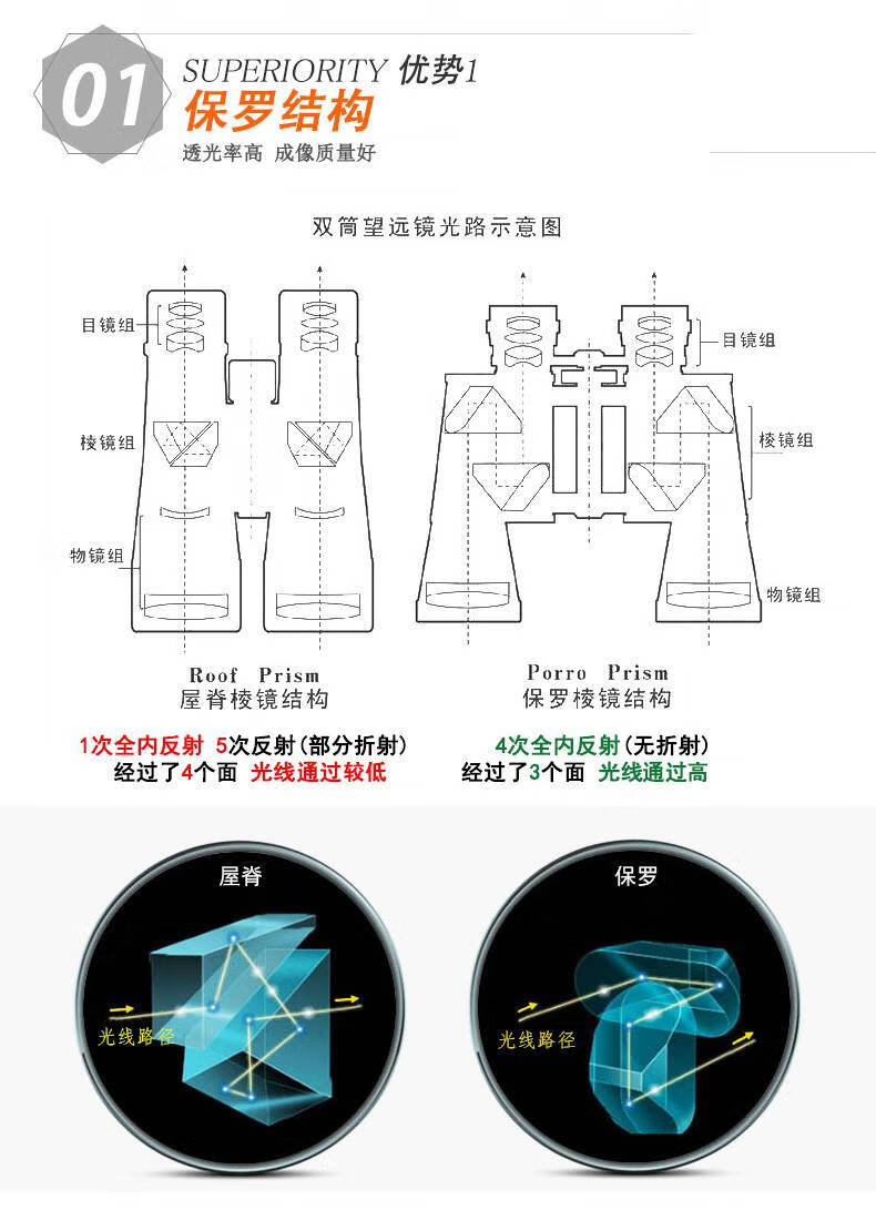 尼康望远镜 阅野a211高倍高清专业级户外手持双筒望眼镜 a211 10-22