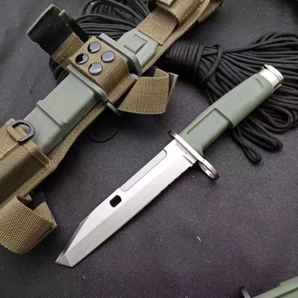 户外刀具多功能高硬度野外战术刀荒野求生刀 装备军刀防身小刀短一体