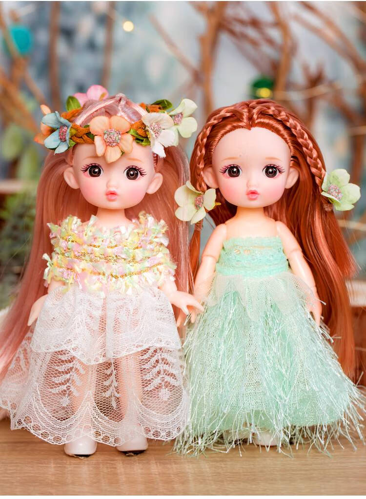 活石(living stones)洋娃娃套装玩具女孩公主玩偶仿真精致3岁4礼盒