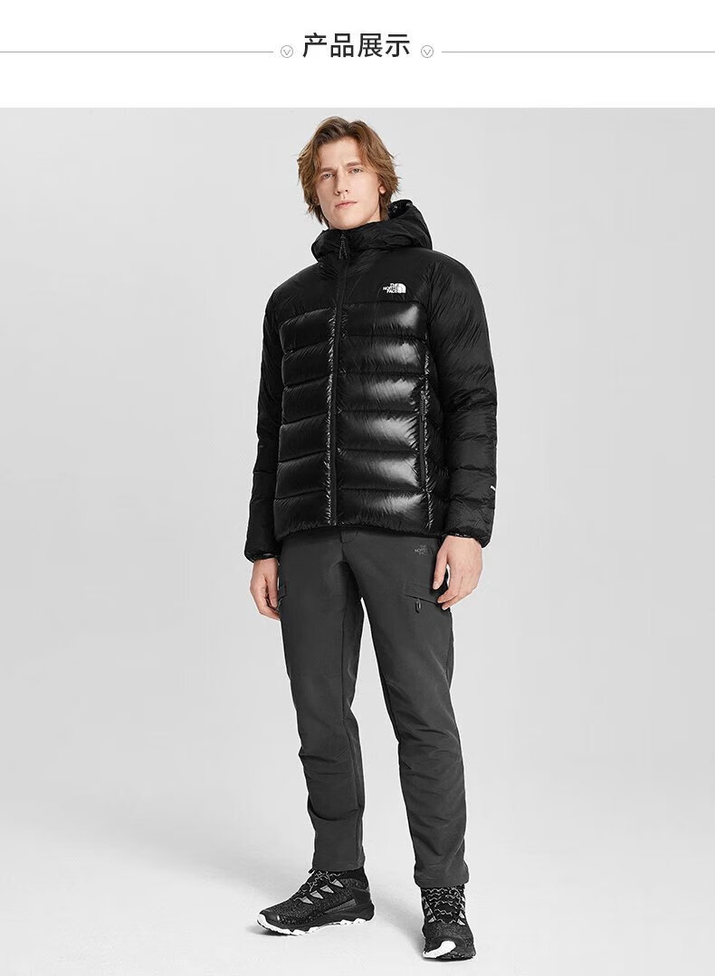 北面羽绒服男款tnf户外秋冬连帽保暖舒适a4n9x旗舰男装女装 色) xl