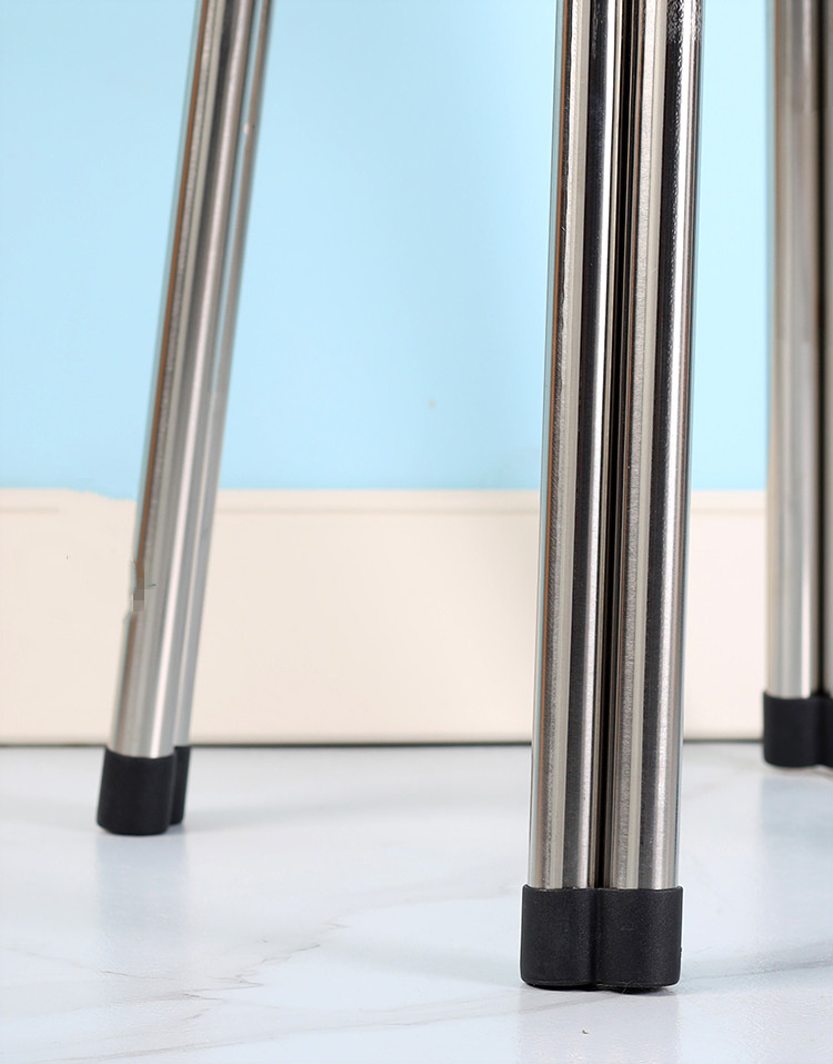 品欧源 圆管双管塑料连体桌椅脚套脚垫钢管椅子家具防滑椭圆形脚套